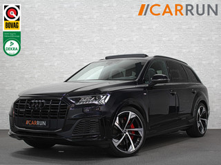 Audi Q7 55 TFSI e S-Line | Panorama | Leder | Luchtvering | LED-Matrix | Keyless-Go | Memory | Stoelverwarming V+A | Camera | Virtual-Cockpit | 3-Zone Clima | Draadloos Laden | Standkachel | Getint Glas |