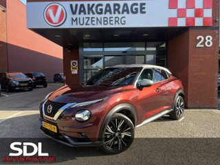 Nissan Juke 1.0 DIG-T N-Design // ADAPT. CRUISE // BOSE AUDIO // LEDER-ALCANTARA // 360 CAMERA // DODEHOEK // NAVI+CARPLAY // KEYLESS //