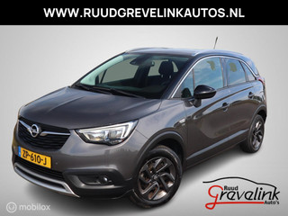Opel Crossland X 1.2 Turbo 110 PK H6 120 Jaar Edition Zwart Dak+Spiegels Camera NaviApp DonkerGlas Pdc V+A