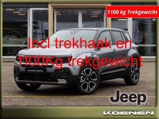 Jeep Avenger SUMMIT 156pk 1100 kg trekgewicht !!! LEER / ADATPIVE CRUISE / FU