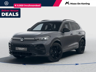 Volkswagen Tiguan R-Line Edition 1.5 eHybrid 204 pk 6 versn. DSG · Blackstyle pakket · Comfort pakket · Trekhaak inklapbaar, met elektrische ontgrendeling, incl. aanhangermanoeuvreerhulp Trailer Assist · Prijs is inclusief inruilpremie