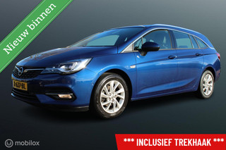 Opel Astra Sports Tourer 1.2 Turbo 130 PK Elegance, Leer, Sportoelen, Stoel-Stuurverwarming, Stoelkoeling, Trekhaak, Pdc voor + achter + Camera, Cruise, Clima, Navi, App connect