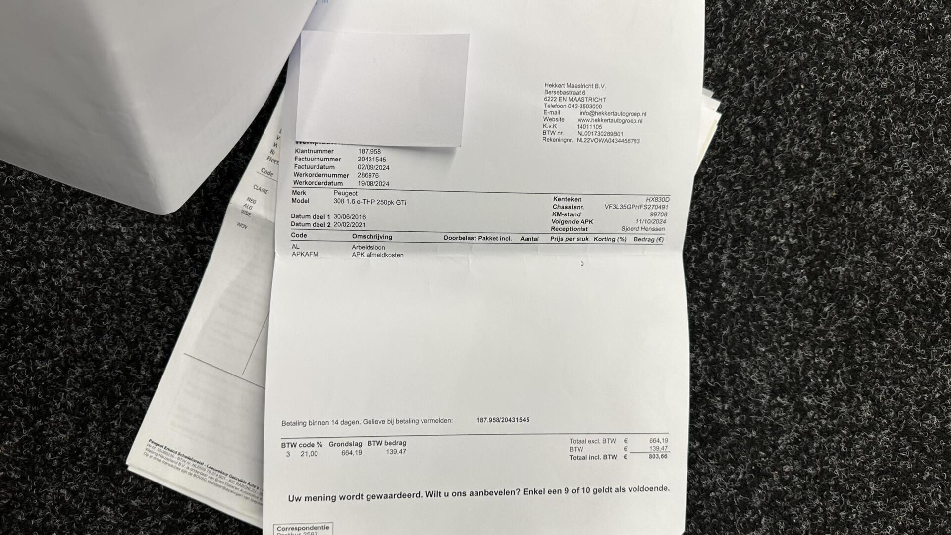 Hoofdafbeelding Peugeot 308