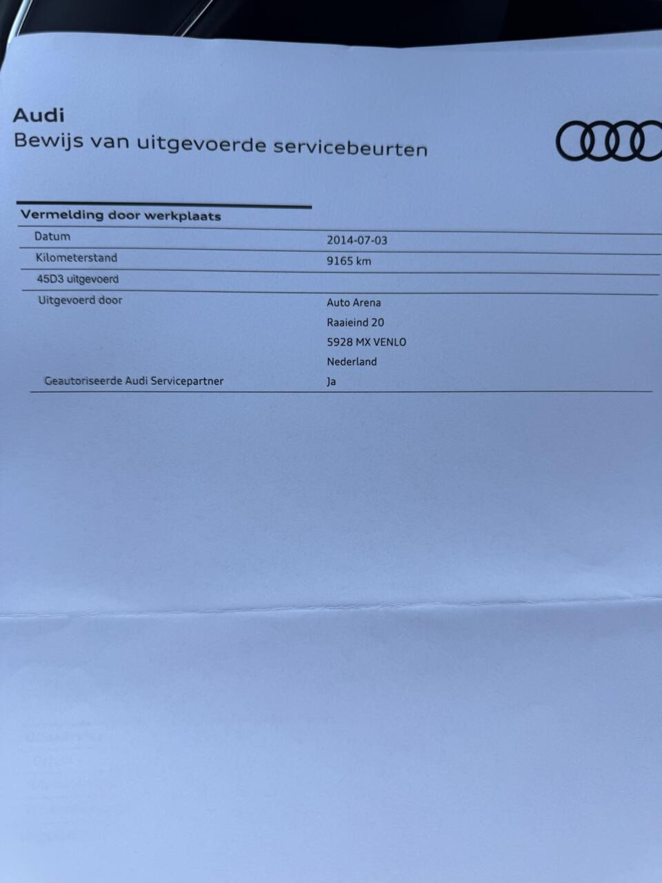 Hoofdafbeelding Audi A3