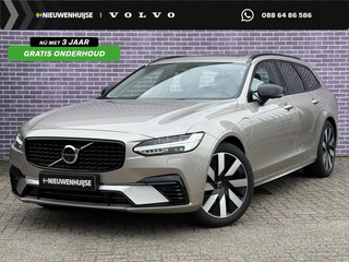 Volvo V90 2.0 T8 Plug-in hybrid AWD Ultra Dark  | Trekhaak | Schuif/kantel dak | Memory | Head up display | Stoelverwarming V+A | Stuurverwarming |