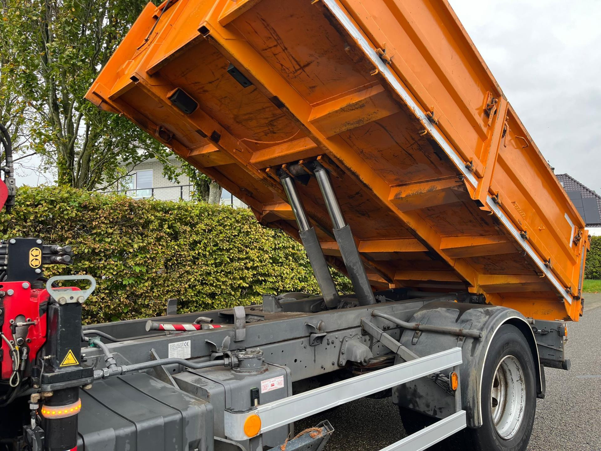 Hoofdafbeelding Eurocargo  190EL25 EEV . kipper , HMF kraan , 