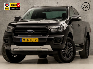 Ford Ranger 2.0 EcoBlue Wildtrak Supercab 213Pk Automaat (APPLE CARPLAY, GROOT NAVI, CAMERA, LEDER, TREEPLANKEN, TREKHAAK, ZWART HEMEL, STOELVERWARMING, KEYLESS, NIEUWSTAAT)