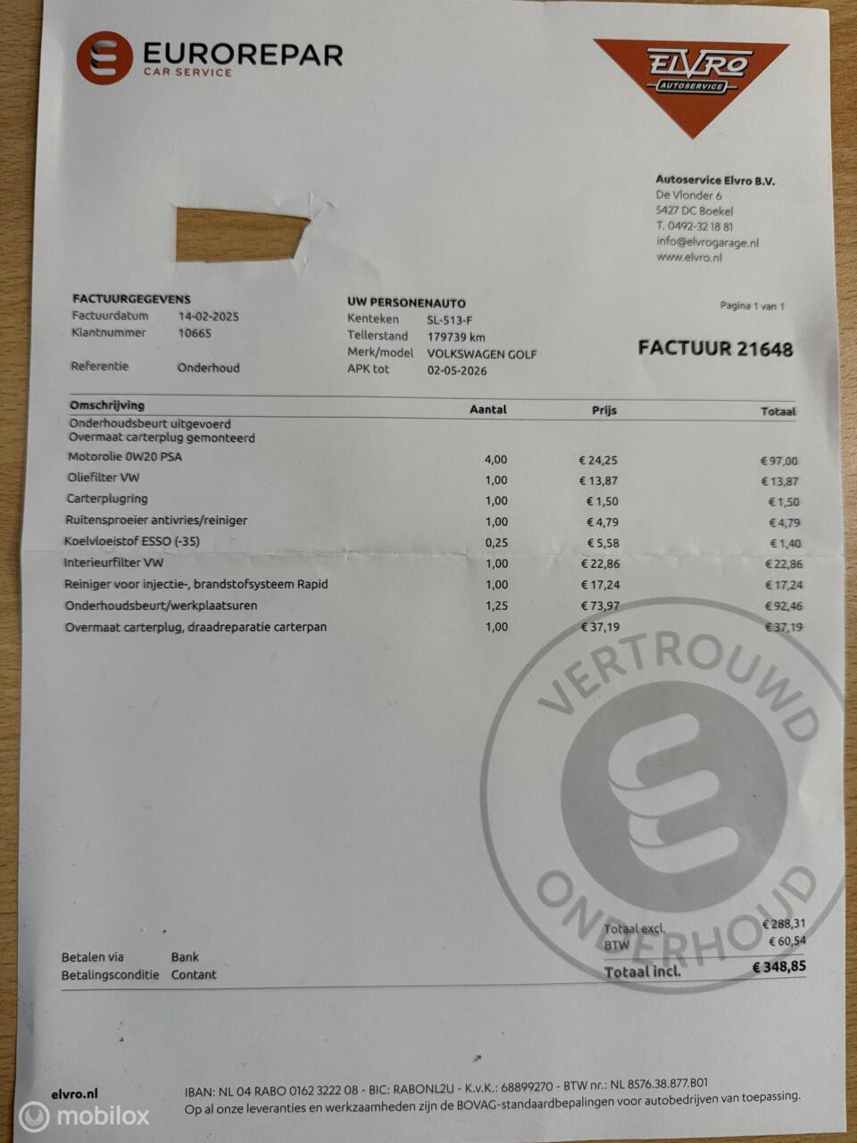 Hoofdafbeelding Volkswagen Golf