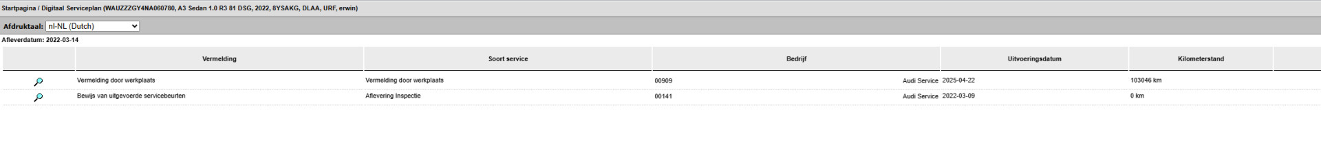 Hoofdafbeelding Audi A3